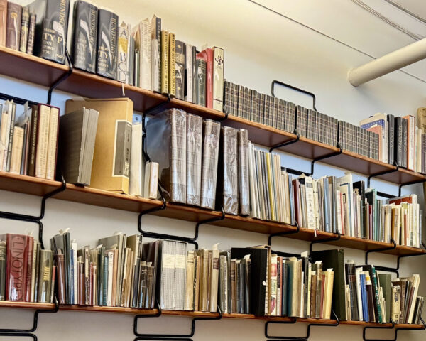 9' Custom Wood and Metal Bookshelves - Image 5